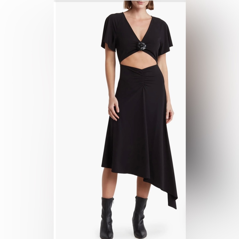 WeWoreWhat Black Cutout Dress